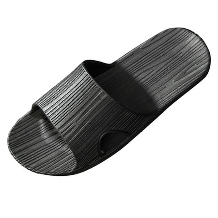 

PMUYBHF Men Sandals Size 9.5 Wide Couples Men Shower Room Home Non Slip Breathable Soft Sole Shoes Slipper Comfortable Flat Shoes