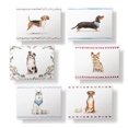 thumbnail image 4 of Tarjetas de notas con diseño de ramitas de papel de perros, 12 unidades, surtidas, con sobres, 4 of 9