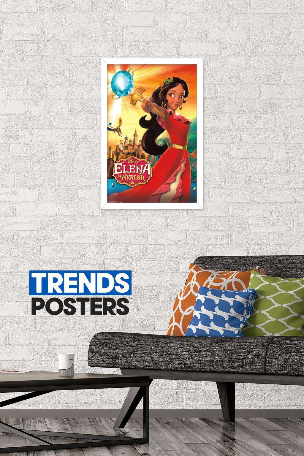 Disney Elena of Avalor - One Sheet Wall Poster, 14.725" x 22.375", Framed