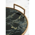 thumbnail image 2 of A and B Home A&B Home Black and Gold Decorative Trays (Set of 2), 2 of 5
