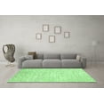 thumbnail image 3 of Ahgly Company Indoor Square Solid Green Modern Area Rugs, 7' Square, 3 of 4