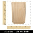 thumbnail image 2 of Drinking Glass Icon Wood Shape Unfinished Piece Cutout Craft DIY Projects - 4.70 Inch Size - 1/8 Inch Thick, 2 of 7