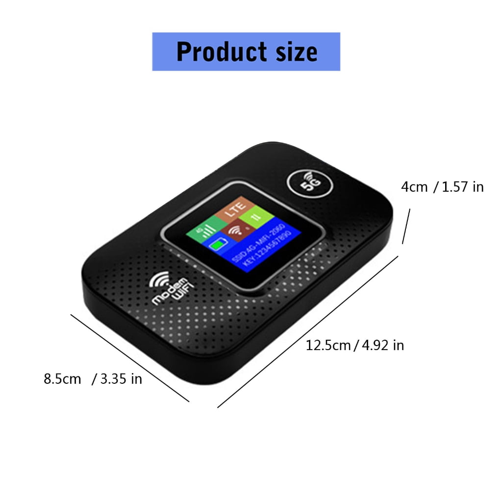 WiFi6 4G Car Router Extended Battery Automatic Networking Optimization