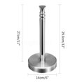thumbnail image 2 of 2X Vertical Paper Towel Holder Stand Stainless Steel Kitchen Countertop, 2 of 8