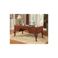 thumbnail image 3 of Best Master CDExecutive 72" Wood Office Desk With Hand Carved Designs in Cherry, 3 of 4