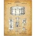 thumbnail image 6 of Waechtler Snare Drum Patent - 11x14 Unframed Patent Print - Great Gift for Drummers, 6 of 6