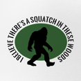 thumbnail image 2 of CafePress - Squatch In These Woods - Adjustable Unisex Printed Trucker Hat with Mesh Back, 2 of 10