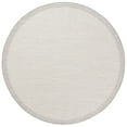 thumbnail image 2 of SAFAVIEH Beach House Maryam Bordered Indoor/Outdoor Area Rug, Ivory/Light Gray, 6'7" x 6'7" Round, 2 of 9
