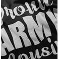 thumbnail image 5 of Proud Army Cousin Military Family Toddler Boy Girl T Shirt Infant Toddler Brisco Brands 6M, 5 of 6