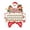 White, variant on Christmas Countdown Calendar Wooden Sliding Date Ornament Freestanding For Tabletop Decor