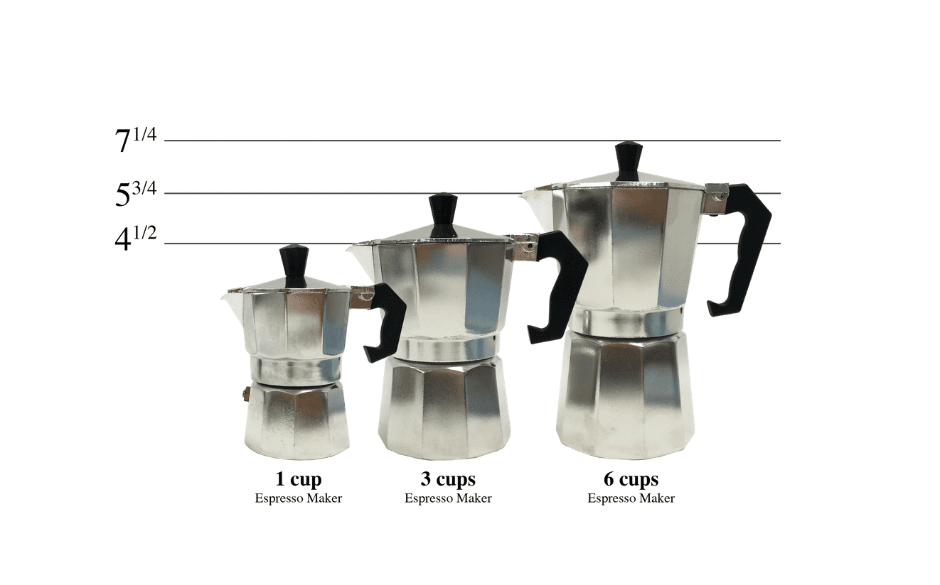 Sorelle Home & Kitchen | Stovetop Espresso and Coffee Maker | Moka Pot for Classic Italian and Cuban Caf Brewing | Cafetera 1CUP 1TAZA