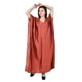 thumbnail image 2 of Women's Kafatan Maxi Summer Caftan Outfit Casual Dress Cover Ups Cotton Silk, Women Kaftans Dresses, S-3XL, Regular to Plus Size, 2 of 5