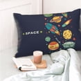 thumbnail image 4 of Sikiie Space Pillow Covers, Throw Pillow Case Cushion Covers,Cushion for Bedroom,Couch,Home-16"x24", 4 of 6