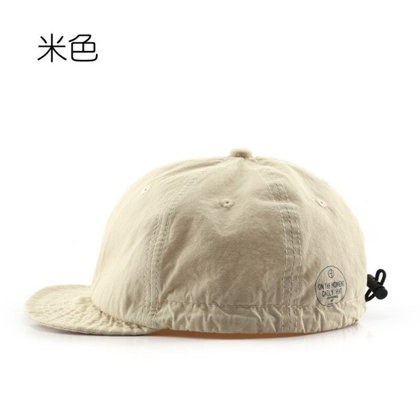 Women Men Solid Soft Trucker hat 100% Cotton 6 panels baseball cap Unisex Outdoor Flat bill sports hip hop hatsAdult (54-58cm) Gao Jinjia LED