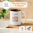 thumbnail image 4 of Art Gifts Large Ceramic Scripture Coffee & Tea Mug for Men: Stand Firm in the Faith - 1 Cor. 16:13 Inspirational Bible Verse, Non-toxic & Lead-free Novelty Drinkware White/Brown/Gold, 14 oz., 4 of 6