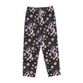 thumbnail image 6 of Uemuo Snake And Floral1 Pattern Women's Wide Leg Palazzo Lounge Pants with Pockets Light Weight Loose Comfy Casual Pajama Pants-Medium, 6 of 9