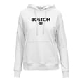 thumbnail image 2 of Women's Levelwear White Boston Bruins Adorn City Capsule Pullover Hoodie, 2 of 3