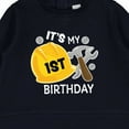 thumbnail image 3 of Inktastic Its My 1st Birthday with Construction Tools Baby Sweatshirt, 3 of 4