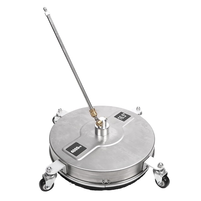 Pressure Washer Surface Cleaner, Hard Brush Driveway Surface Washer 16.5 Inch for Patios