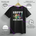thumbnail image 3 of Boy's Minecraft Happy Birthday Steve and Alex Graphic Tee Black Small, 3 of 10