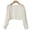 White, variant on Cmfcve Women's Long Sleeve Cardigans Elegant Knit Sweaters Cropped Open Front Bolero Shrugs for Dresses