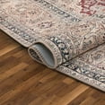 thumbnail image 6 of Well Woven Tonti Red Machine Washable Vintage Style Updated Classic Distsressed Persian Area Rug 5x7 (5'3" x 7'3"), 6 of 8