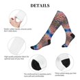 thumbnail image 6 of Bixox Cherry Blossoms Print Compression Socks,Compression Socks Women & Men Circulation for Medical,Running,Athletic, 6 of 7