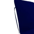 thumbnail image 5 of Jordan Manufacturing 76" x 23" Midnight Navy Solid Rectangular Outdoor Chaise Lounge Cushion with Ties, 5 of 9