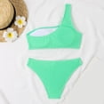 thumbnail image 7 of XIYON Womens Bikini Sets New Bikini Backless One Shoulder Personality Swimsuit Swimwear Bathing Suit 2026, 7 of 7
