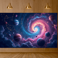 thumbnail image 6 of LUUFILx Space Galaxy Astronaut Backdrop Banner for Outer Space Party Decorations and Sci Fi Theme Background Photography Props Kids Birthday Celebration, 6 of 8