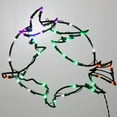 thumbnail image 2 of Vickerman 18" Witch Wire Silhouette with 35 LED Lights, 2 of 2