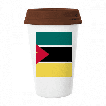 

MozambiqueNational Flag Africa Country Mug Coffee Drinking Glass Pottery Cerac Cup Lid