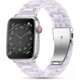 thumbnail image 1 of Correa de resina (blanca brillante), adecuada para Apple Watch de 42/44/45/49 mm, 1 of 5