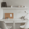 thumbnail image 3 of Floating Wall Shelf, White, 60 in W x 8 in D x 1.25 in H, 3 of 7