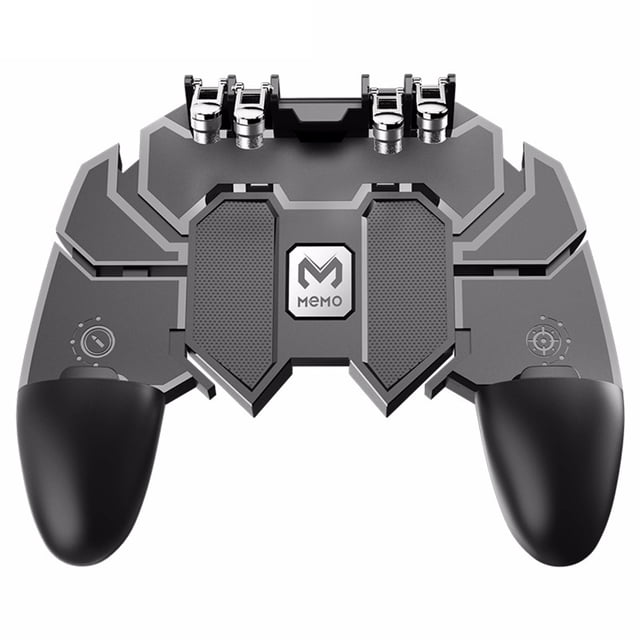 Reemplazo para IOS Android Phone Six Fingers Game Controller Gamepad Metal Trigger Shooting Fire Gamepad Joystick Advancent DZ7430-00B
