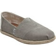 thumbnail image 2 of Toms Drizzle Women's Washed Canvas Slip On Trainers in Grey Size 10, 2 of 4