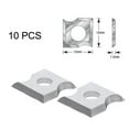 thumbnail image 1 of CNC 2 Blades Router Bit Round or Bevel Corner Insert Woodworking Milling Cutter, 1 of 7