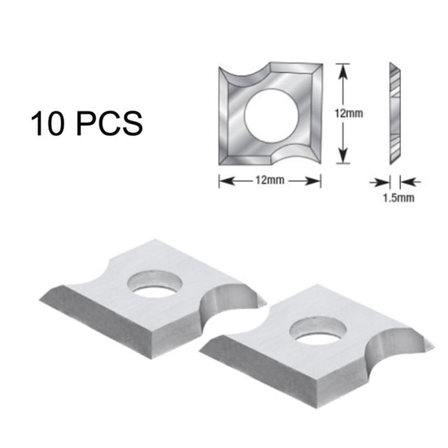 CNC 2 Blades Router Bit Round or Bevel Corner Insert Woodworking Milling Cutter