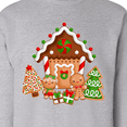 thumbnail image 3 of Inktastic Gingerbread House Christmas Adult Sweatshirt, 3 of 4