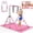 Pink, variant on Kdymod Gymnastics Bar for Kid,Adjustable Height Kids Gymnastics Bar,Foldable Horizontal Junior Gymnastics Equipment Bar for Home Gym Pink