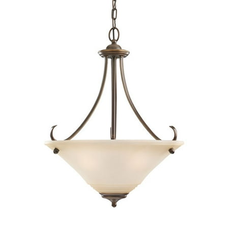 Parkview Pendant Lighting - Parkview Russet Bronze Energy Star Three-Light LED Pendant