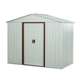 thumbnail image 3 of Spaco 6 Ft. W X 6 Ft. D Metal Storage Shed, Outdoor Storage Shed, Waterproof Garden Storage Tool Shed for Backyard Patio, 3 of 7