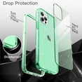 thumbnail image 6 of JETech Glitter Case for iPhone 12/12 Pro, 6.1-Inch, Bling Sparkle Shockproof Phone Bumper Cover, Cute Sparkly for Women and Girls (Green), 6 of 7