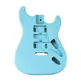 thumbnail image 3 of Yinanstore Electric Guitar Body DIY Wood Instrument Accessory Trendy Blue Guitar Barrel, 3 of 8