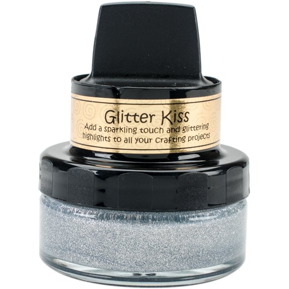 Cosmic Shimmer Glitter Kiss-Silver Chrome