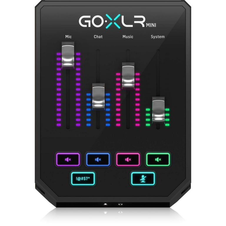 GoXLR Mini - Mixer & USB Audio Interface for Streamers, Gamers & Podcasters GoXLR Mini - Mixer & USB Audio Interface for Streamers, Gamers & Podcasters