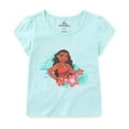 thumbnail image 4 of Disney Moana Short Sleeve T-Shirt (Girls), 3 Pack, Sizes 2T-12, 4 of 7