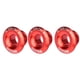 thumbnail image 5 of 3Pcs 18mm Tapa de manivela de Bicicleta Aleación de Aluminio Eje de Bicicleta Eje Tornillo Tuerca Ciclismo Juego de manivela Tuercas de Rueda de Pista(Rojo) Ecomeon no, 5 of 5