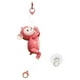 thumbnail image 1 of Juguete de cuerda de escalada de mono, educativo, portátil, con divertidos efectos de sonido, juguete interactivo para la motricidad fina para niños. rosa, 1 of 8