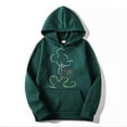 thumbnail image 3 of Mickey Mouse Line Pop Unisex Hoodie Cartoon Fashion Couple Oversized Sweatshirt Tops Spring Autumn Pullover, 3 of 7